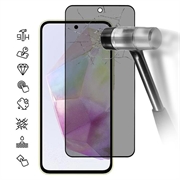Samsung Galaxy A36/A56 Privacy Full Cover Beskyttelsesglass - Svart Kant