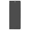 Samsung Galaxy Z Fold5 Privacy Full Cover Beskyttelsesglass - Svart Kant