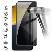 Xiaomi Poco X8 Privacy Full Cover Beskyttelsesglass - Svart Kant