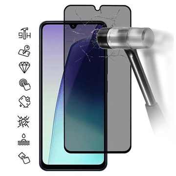 Xiaomi Redmi 14C/14R/Poco C75 Privacy Full Cover Beskyttelsesglass - Svart Kant