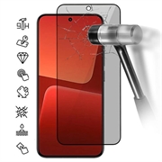 Xiaomi Redmi K70 Ultra Privacy Full Cover Beskyttelsesglass - Svart Kant