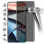 Xiaomi Redmi Note 13 Pro+ Privacy Full Cover Beskyttelsesglass - Svart Kant