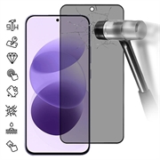 Xiaomi Redmi Note 17 4G/5G Privacy Full Cover Beskyttelsesglass - Svart Kant