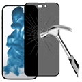 iPhone 14 Pro Max Privacy Full Cover Beskyttelsesglass - Svart Kant