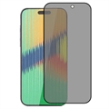 iPhone 15 Pro Max Privacy Full Cover Beskyttelsesglass - Svart Kant