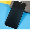 iPhone 15 Pro Max Privacy Full Cover Beskyttelsesglass - Svart Kant