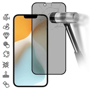 iPhone 16e Privacy Full Cover Beskyttelsesglass - Svart Kant