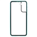 Privacy Serie Samsung Galaxy S21 5G Magnetisk Deksel - Grønn