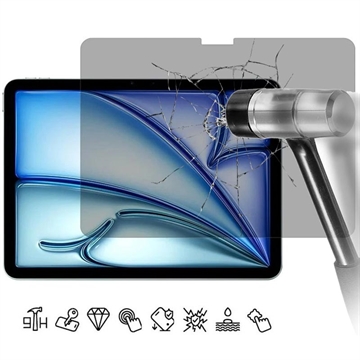 iPad Air 11 2024/2025 Beskyttelsesglass - 9H, 0.3mm - Privatliv