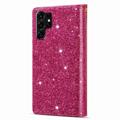 Starlight Series Samsung Galaxy S23 Ultra 5G Lommebok-deksel - Rosa