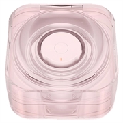Beskyttende TPU-deksel for Samsung Galaxy Ring Ladeetui - gjennomsiktig rosa