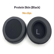 Proteinlærøreputer for Sennheiser Momentum 3 hodetelefoner - svart