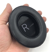 Proteinlærøreputer for Sennheiser Momentum 3 hodetelefoner - svart