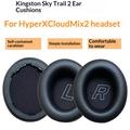Proteinlærøreputer for HyperX Cloud MIX 2 hodetelefoner - svart