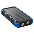 Psooo M2 trådløs solenergibank - 20000mAh - blå