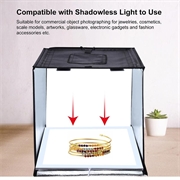 Puluz PU5060 Bærbar fotoboks / softbox - 60cm, 36W, 5500K