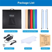 Puluz PU5060 Bærbar fotoboks / softbox - 60cm, 36W, 5500K