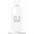Puro 0.3 Nude OnePlus 9 TPU-deksel - Gjennomsiktig