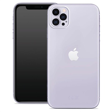 Puro 0.3 Nude iPhone 12/12 Pro TPU-deksel - Gjennomsiktig