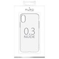 Puro 0.3 Nude iPhone XR TPU-deksel - Gjennomsiktig