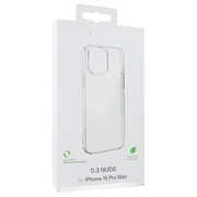 iPhone 15 Pro Max Puro 0.3 Nude TPU-deksel - Gjennomsiktig