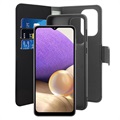 Puro 2-i-1 Samsung Galaxy A33 5G Magnetisk Lommebok-deksel - Svart