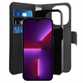 Puro 2-i-1 iPhone 14 Pro Max Magnetisk Lommebok-deksel - Svart