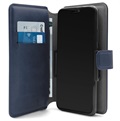 Puro 360 Roterende Universell Smarttelefon Lommebok-deksel - XXL (Åpen Emballasje - Utmerket) - Blå