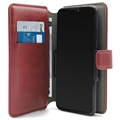 Puro 360 Roterende Universell Smarttelefon Lommebok-deksel - XXL - Rød