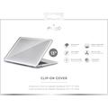 MacBook Pro 13" 2020 Puro Clip-On Deksel - Gjennomsiktig