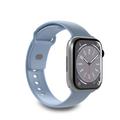 Apple Watch Series Ultra 3/2/Ultra/11/10/9/8/SE 3/(2022)/7/SE/6/5/4/3/2/1 Puro Icon Silikonreim - 49mm/46mm/45mm/44mm/42mm - Lyseblå