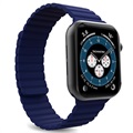Puro Icon Link Apple Watch Series 7/SE/6/5/4/3/2/1 Stropp - 45mm/44mm/42mm - Blå