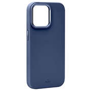iPhone 15 Pro Puro Icon Mag Pro Silikondeksel - Mørkeblå