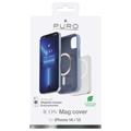 Puro Icon Mag iPhone 13/14 Silikondeksel - Lyseblå