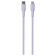 Puro Icon Myk USB-C / Lightning-kabel - 1,5 m - Lavendel