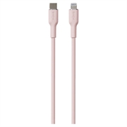 Puro Icon Myk USB-C / Lightning-kabel - 1,5 m - Rosa