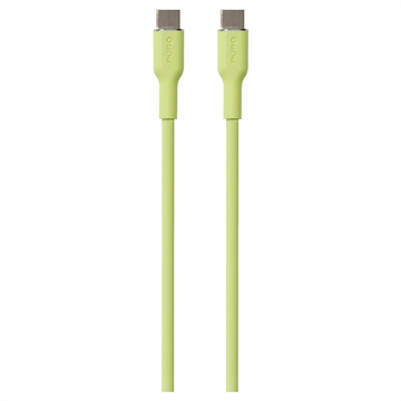 Puro Icon myk USB-C / USB-C-kabel - 1,5 m - lysegrønn