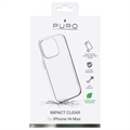 Puro Impact Clear iPhone 14 Pro Max Hybrid-deksel - Gjennomsiktig