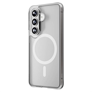 Samsung Galaxy S26+ Puro Lite Mag Hybrid-deksel - hvit / gjennomsiktig