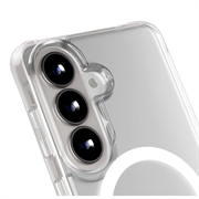 Samsung Galaxy S26+ Puro Lite Mag Hybrid-deksel - hvit / gjennomsiktig