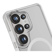 Samsung Galaxy S26 Ultra Puro Lite Mag Hybrid-deksel - hvit / gjennomsiktig