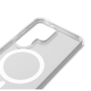 Samsung Galaxy S26 Ultra Puro Lite Mag Hybrid-deksel - hvit / gjennomsiktig