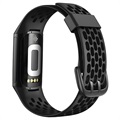 Puro Sport Plus Fitbit Charge 5 Silikon Klokkereim (Åpen Emballasje - Tilfredsstillende) - Svart