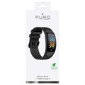 Puro Sport Plus Fitbit Charge 5 Silikon Klokkereim - Svart