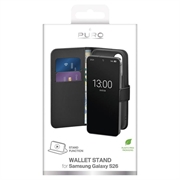 Samsung Galaxy S26 Puro lommebokveske med 2 kortspor - svart