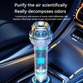 Q1 Luftrenser og ionisator til bilen - fjerner røyk og lukt, med nattlys