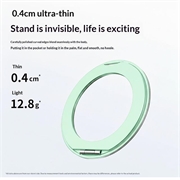 Q11 Ultratynt tredelt magnetisk ringstativ - grønt