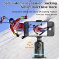 Q12 AI-telefongimbal med automatisk sporing, bevegelseskontroll og Bluetooth - svart