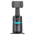 Q14 AI Smart Tracking-telefonstativ med Bluetooth-fjernkontroll - svart