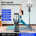 Q14 AI Smart Tracking-telefonstativ med Bluetooth-fjernkontroll - svart